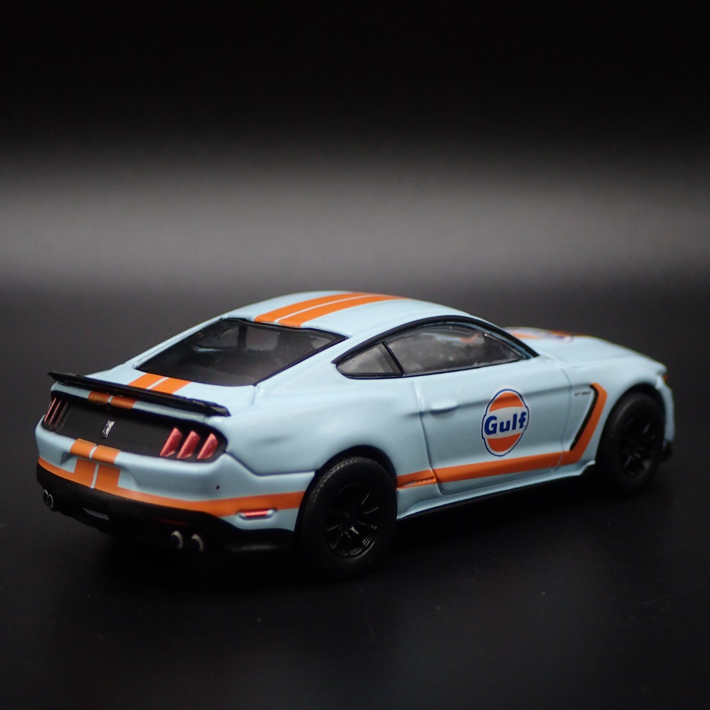2015-2023 FORD MUSTANG SHELBY GT350 GULF OIL RACING 1/64 SCALE DIECAST MODEL CAR