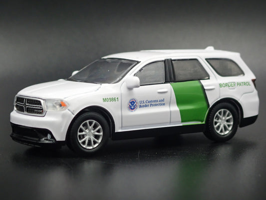 2018 18 DODGE DURANGO US CUSTOMS & BORDER PATROL 1:64 SCALE DIECAST MODEL CAR-Burning Rubber Toy Company