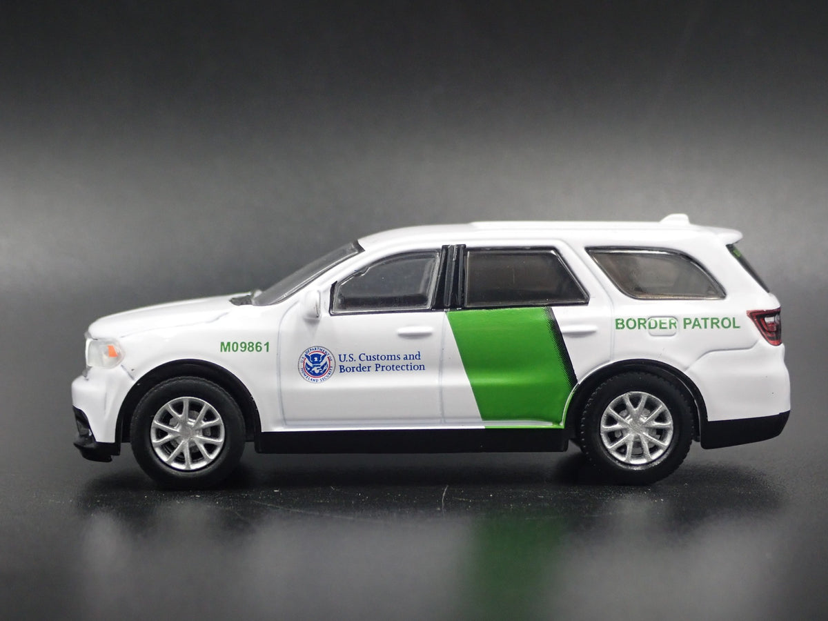 2018 18 DODGE DURANGO US CUSTOMS & BORDER PATROL 1:64 SCALE DIECAST MODEL CAR-Burning Rubber Toy Company
