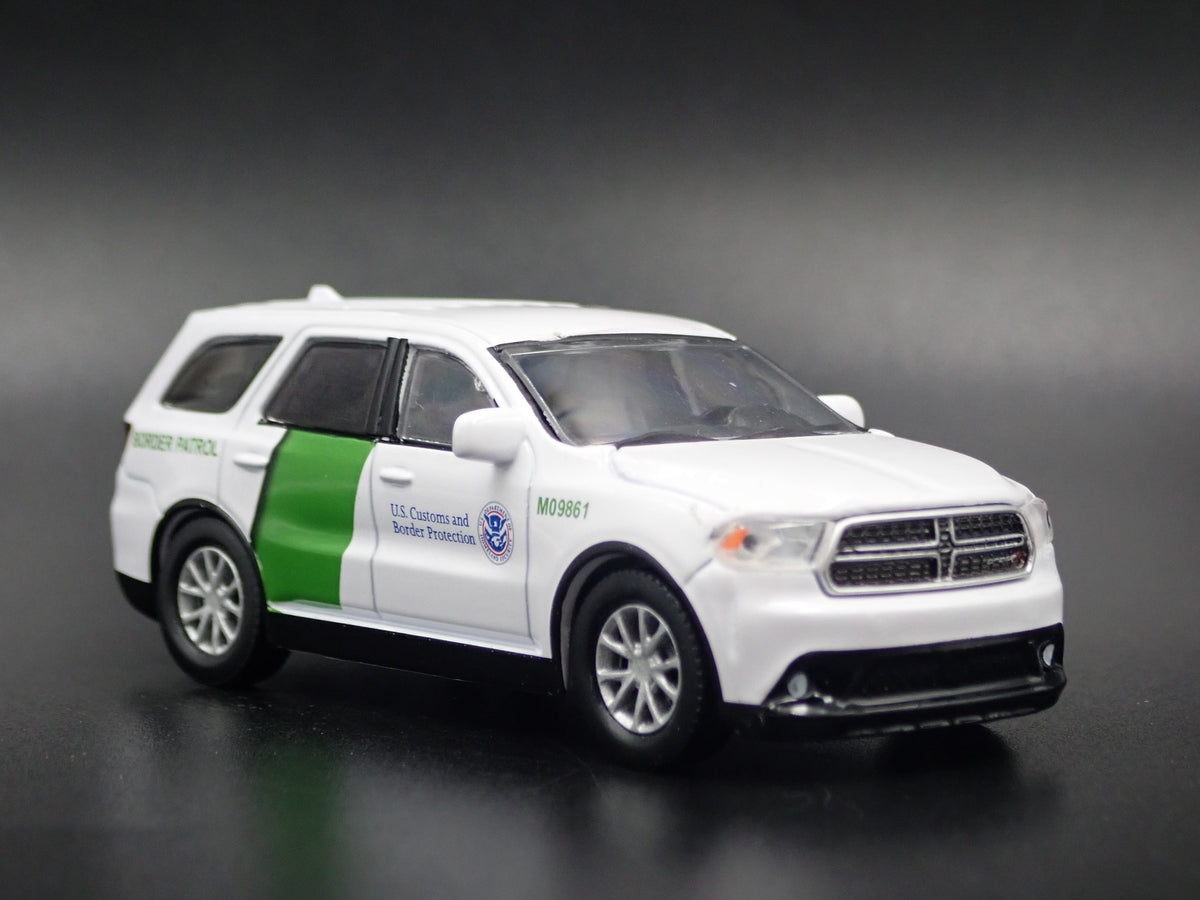 2018 18 DODGE DURANGO US CUSTOMS & BORDER PATROL 1:64 SCALE DIECAST MODEL CAR-Burning Rubber Toy Company