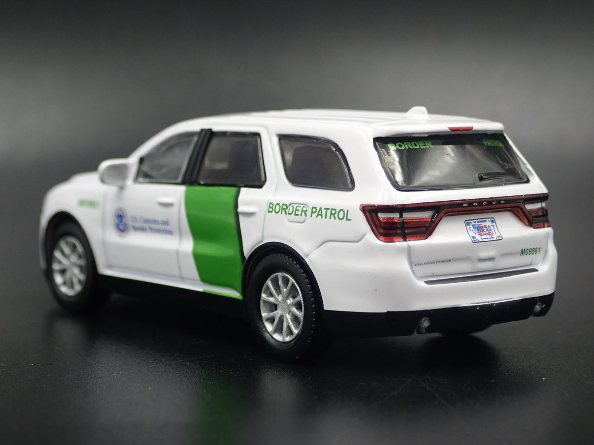 2018 18 DODGE DURANGO US CUSTOMS & BORDER PATROL 1:64 SCALE DIECAST MODEL CAR-Burning Rubber Toy Company