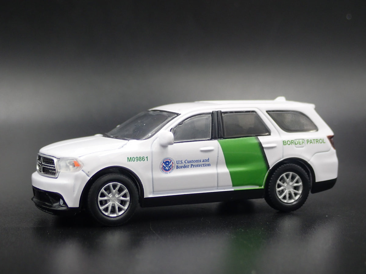 2018 18 DODGE DURANGO US CUSTOMS & BORDER PATROL 1:64 SCALE DIECAST MODEL CAR-Burning Rubber Toy Company