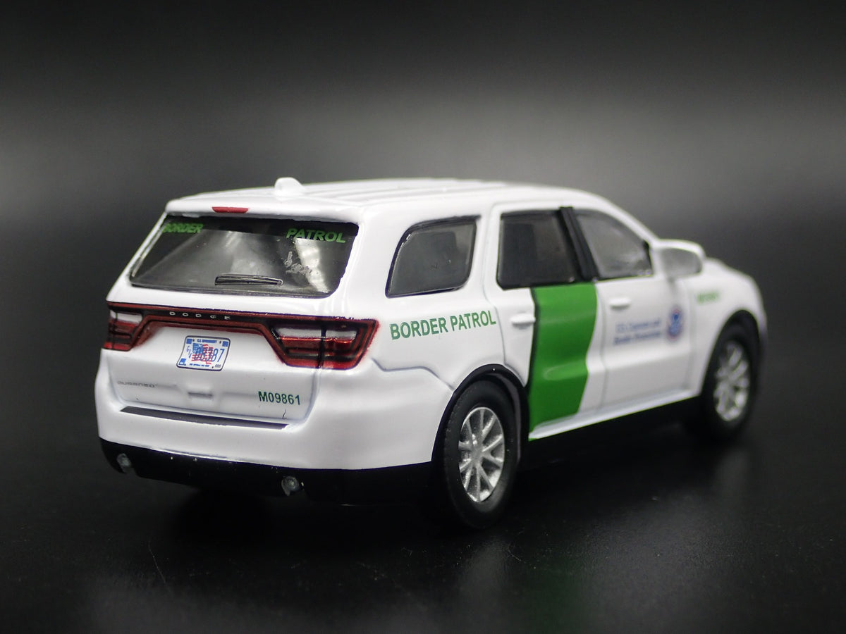 2018 18 DODGE DURANGO US CUSTOMS & BORDER PATROL 1:64 SCALE DIECAST MODEL CAR-Burning Rubber Toy Company