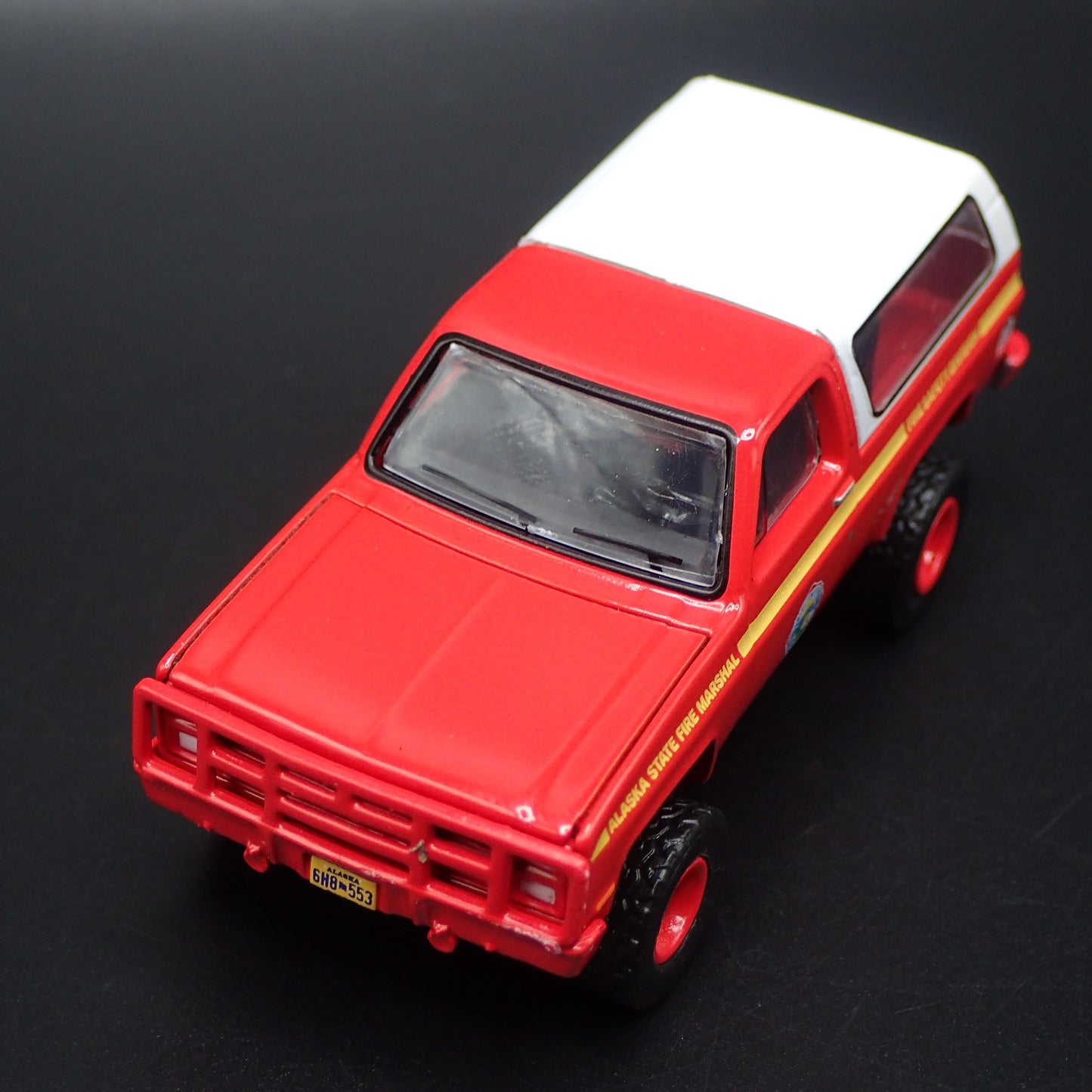 1984 CHEVY CHEVROLET BLAZER M1009 SQUAREBODY ALASAKA FIRE 1:64 DIECAST MODEL CAR