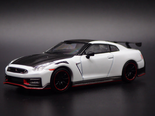 2023-2025 NISSAN GTR R35 SKYLINE NISMO WHITE 1:64 SCALE DIECAST MODEL CAR