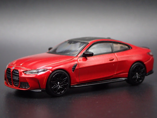 2017-2025 BMW M4 COMPETITION G82 RED 1:64 SCALE DIORAMA DIECAST MODEL CAR