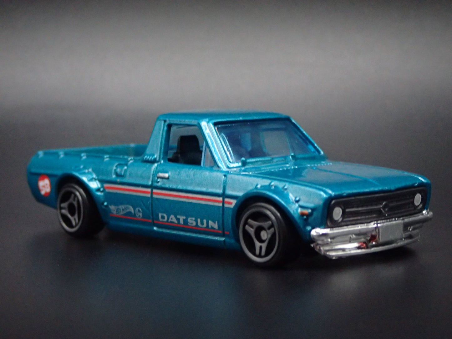 1971-1977 DATSUN SUNNY PICKUP TRUCK B120 GREEN 1:64 SCALE DIECAST MODEL CAR