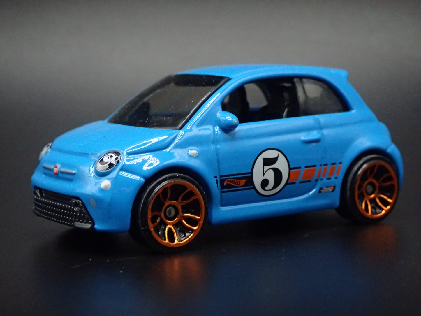 2020-2025 FIAT 500E 2 TWO DOOR BLUE 1/64 SCALE COLLECTIBLE DIECAST MODEL CAR