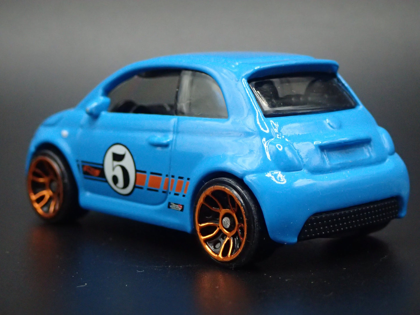 2020-2025 FIAT 500E 2 TWO DOOR BLUE 1/64 SCALE COLLECTIBLE DIECAST MODEL CAR