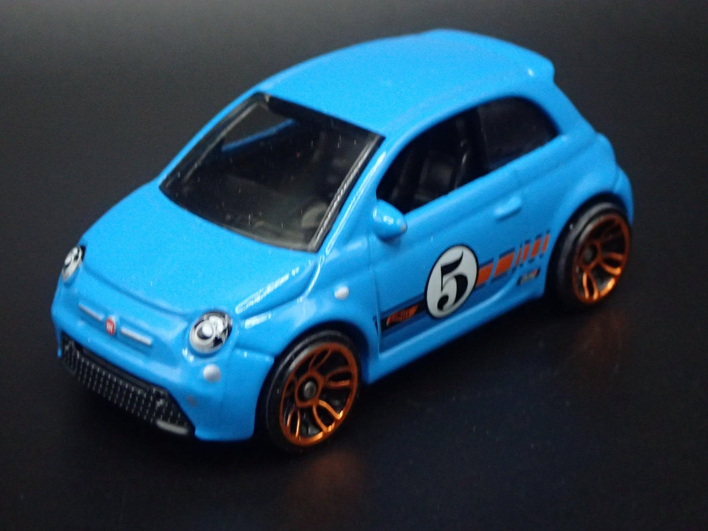 2020-2025 FIAT 500E 2 TWO DOOR BLUE 1/64 SCALE COLLECTIBLE DIECAST MODEL CAR