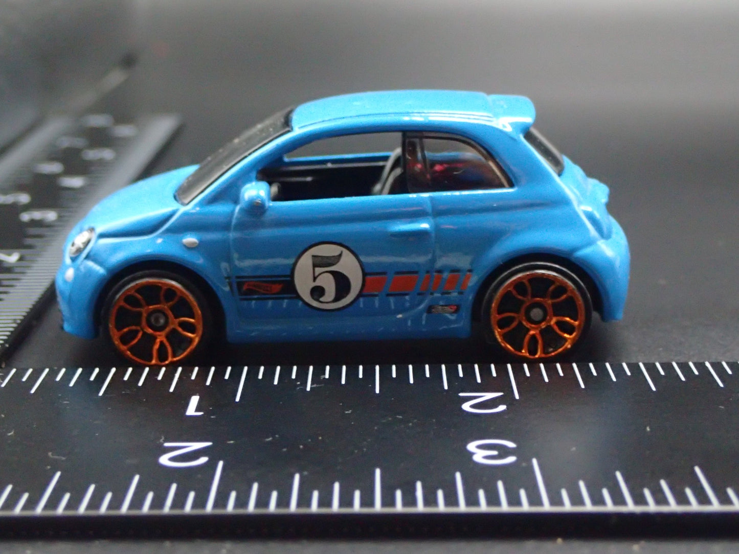 2020-2025 FIAT 500E 2 TWO DOOR BLUE 1/64 SCALE COLLECTIBLE DIECAST MODEL CAR