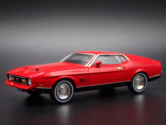 1971 71 FORD MUSTANG MACH 1 FASTBACK JAMES BOND 007 1:64 SCALE DIECAST MODEL CAR