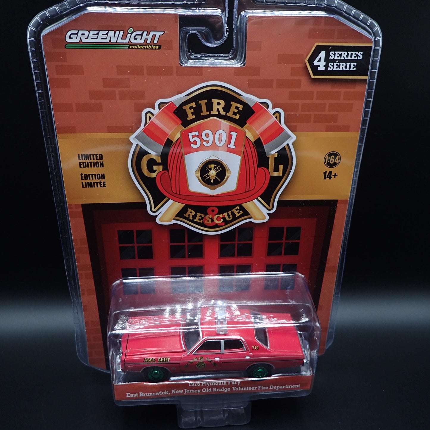2024 GREENLIGHT GREEN MACHINE 1976 PLYMOUTH FURY EAST BRUNSWICK NJ FIRE RESCUE 4