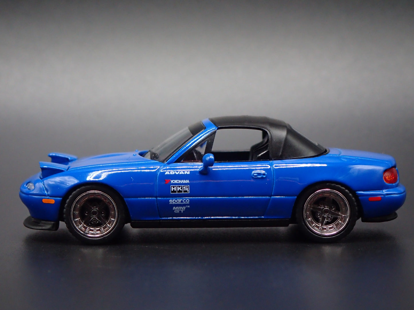 1989-1997 MAZDA MX5 MIATA CONVERTIBLE NA BLUE 1:64 SCALE DIECAST MODEL CAR