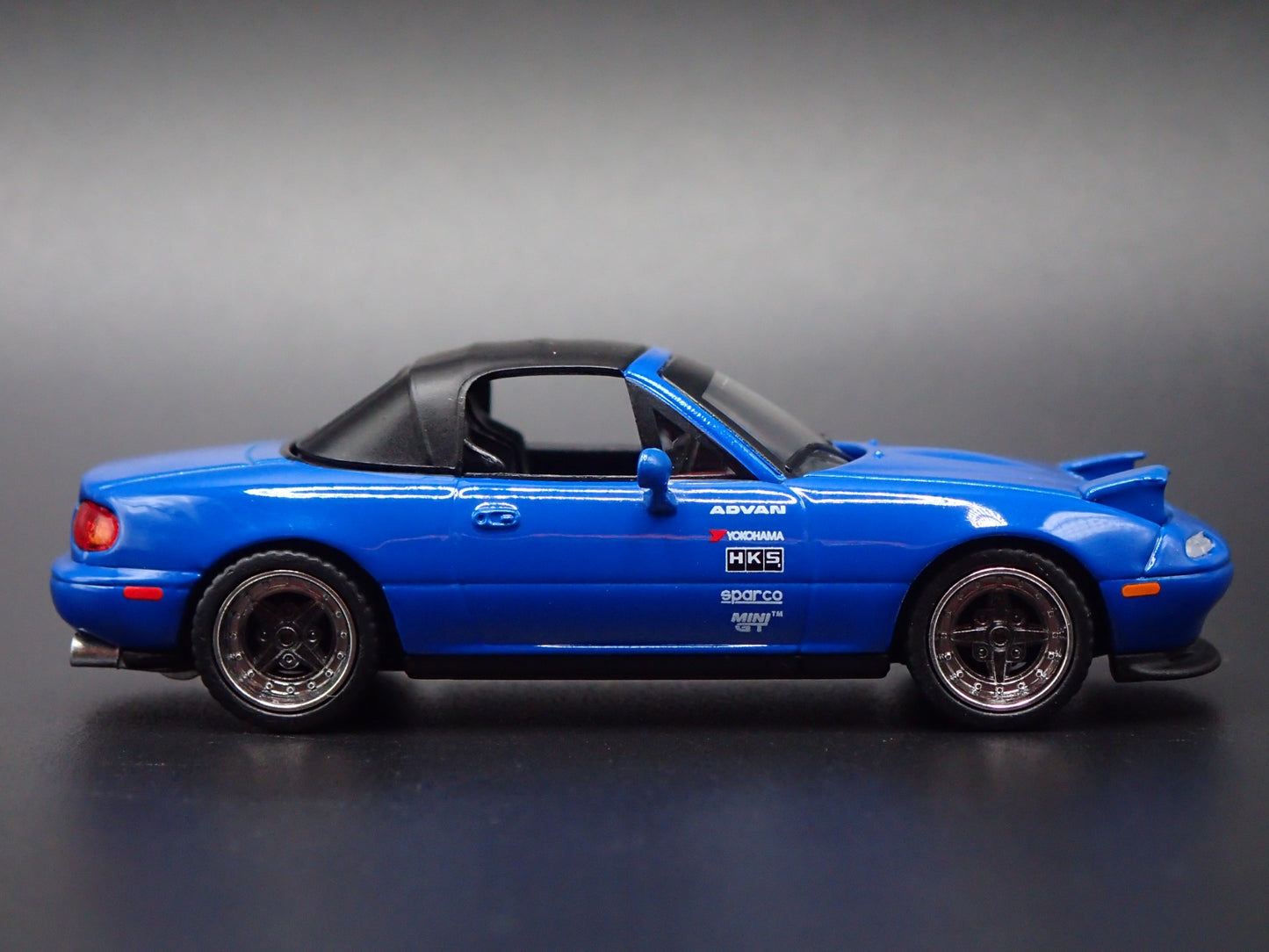 1989-1997 MAZDA MX5 MIATA CONVERTIBLE NA BLUE 1:64 SCALE DIECAST MODEL CAR