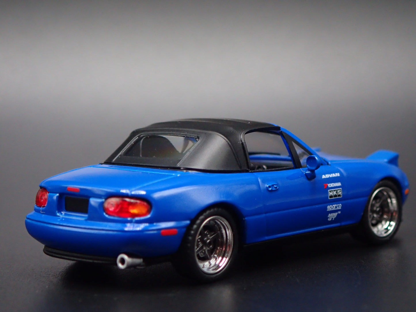 1989-1997 MAZDA MX5 MIATA CONVERTIBLE NA BLUE 1:64 SCALE DIECAST MODEL CAR