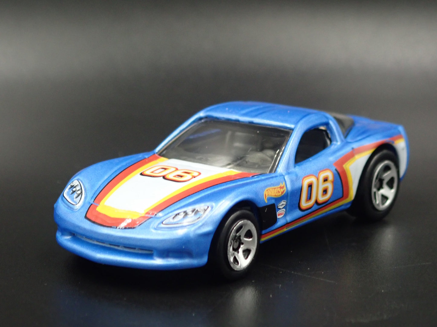 2005-2013 CHEVY CHEVROLET CORVETTE C6 BLUE 1:64 SCALE DIORAMA DIECAST MODEL CAR
