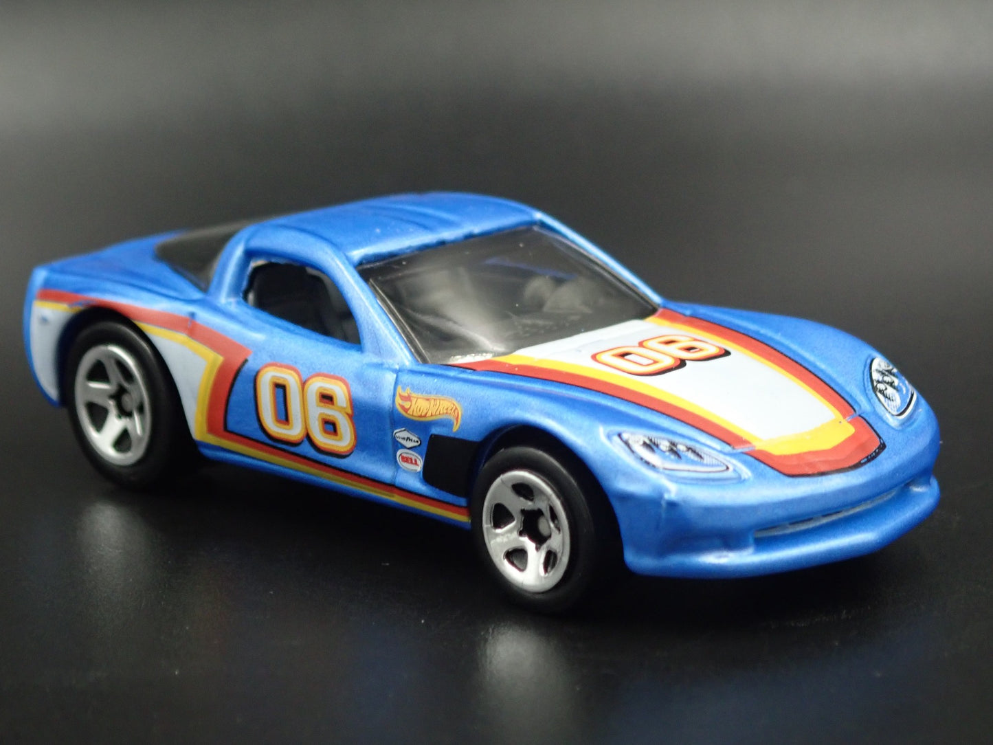 2005-2013 CHEVY CHEVROLET CORVETTE C6 BLUE 1:64 SCALE DIORAMA DIECAST MODEL CAR
