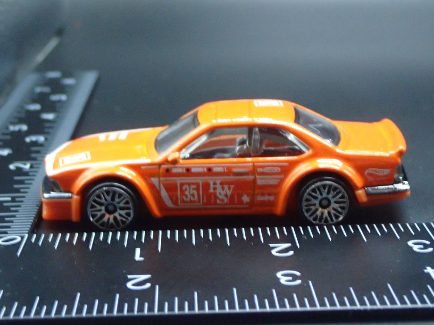 1985-1989 BMW 635 CSI ORANGE 1:64 SCALE COLLECTIBLE DIORAMA DIECAST MODEL CAR