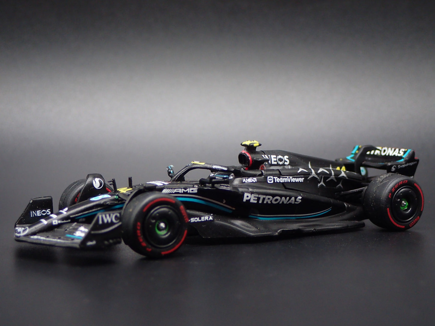 MERCEDES-AMG F1 W14 E PERFORMANCE LEWIS HAMILTON 44 1:64 SCALE DIECAST MODEL CAR