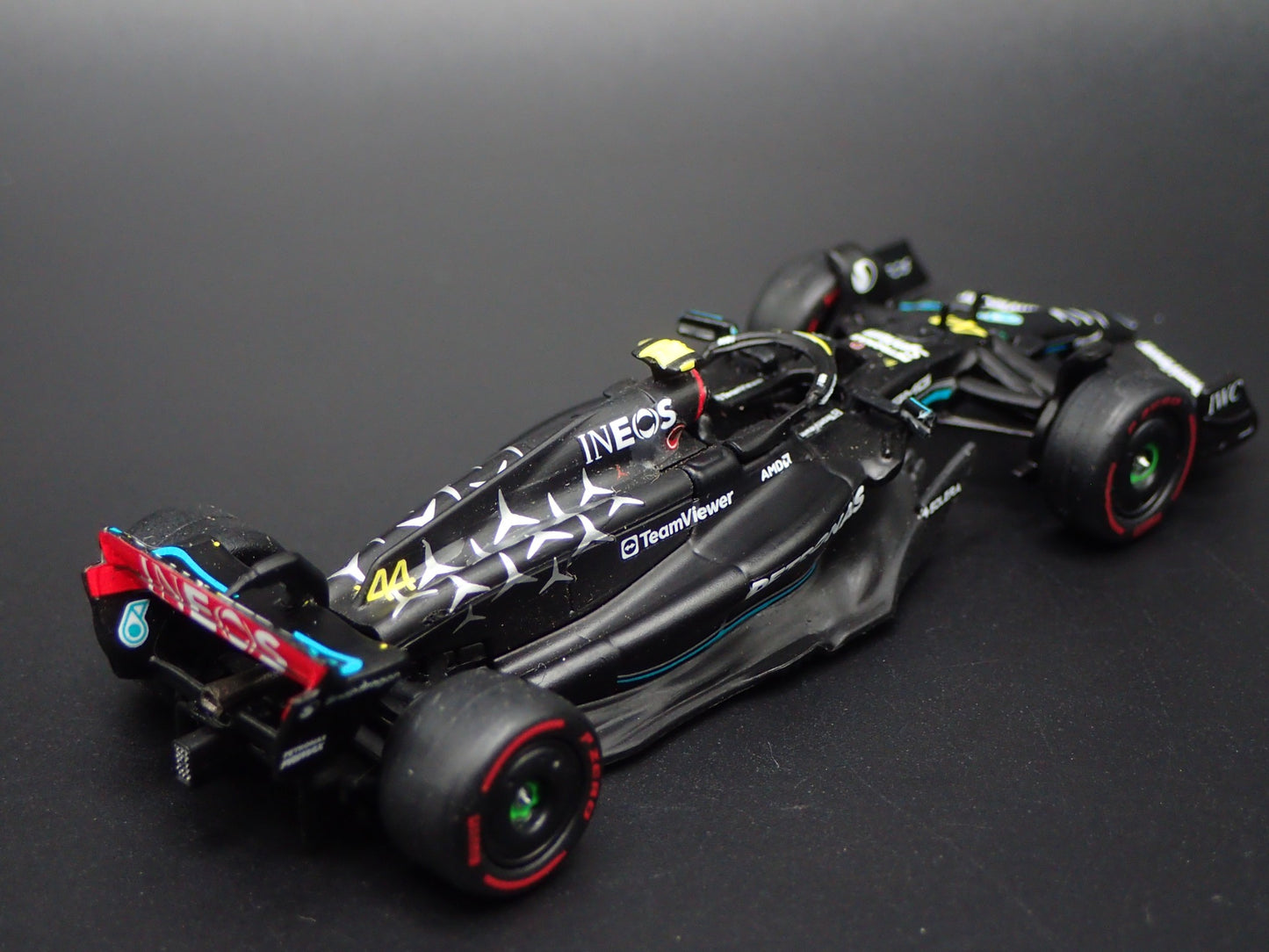 MERCEDES-AMG F1 W14 E PERFORMANCE LEWIS HAMILTON 44 1:64 SCALE DIECAST MODEL CAR