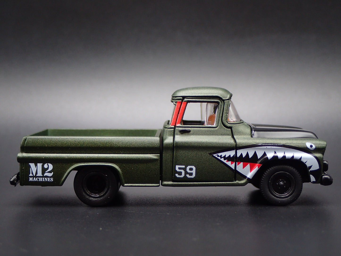 1959 59 CHEVY CHEVROLET APACHE FLEETLINE TRUCK 1:64 SCALE DIECAST MODEL CAR