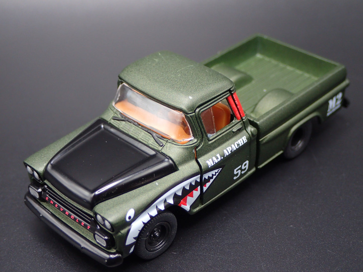 1959 59 CHEVY CHEVROLET APACHE FLEETLINE TRUCK 1:64 SCALE DIECAST MODEL CAR