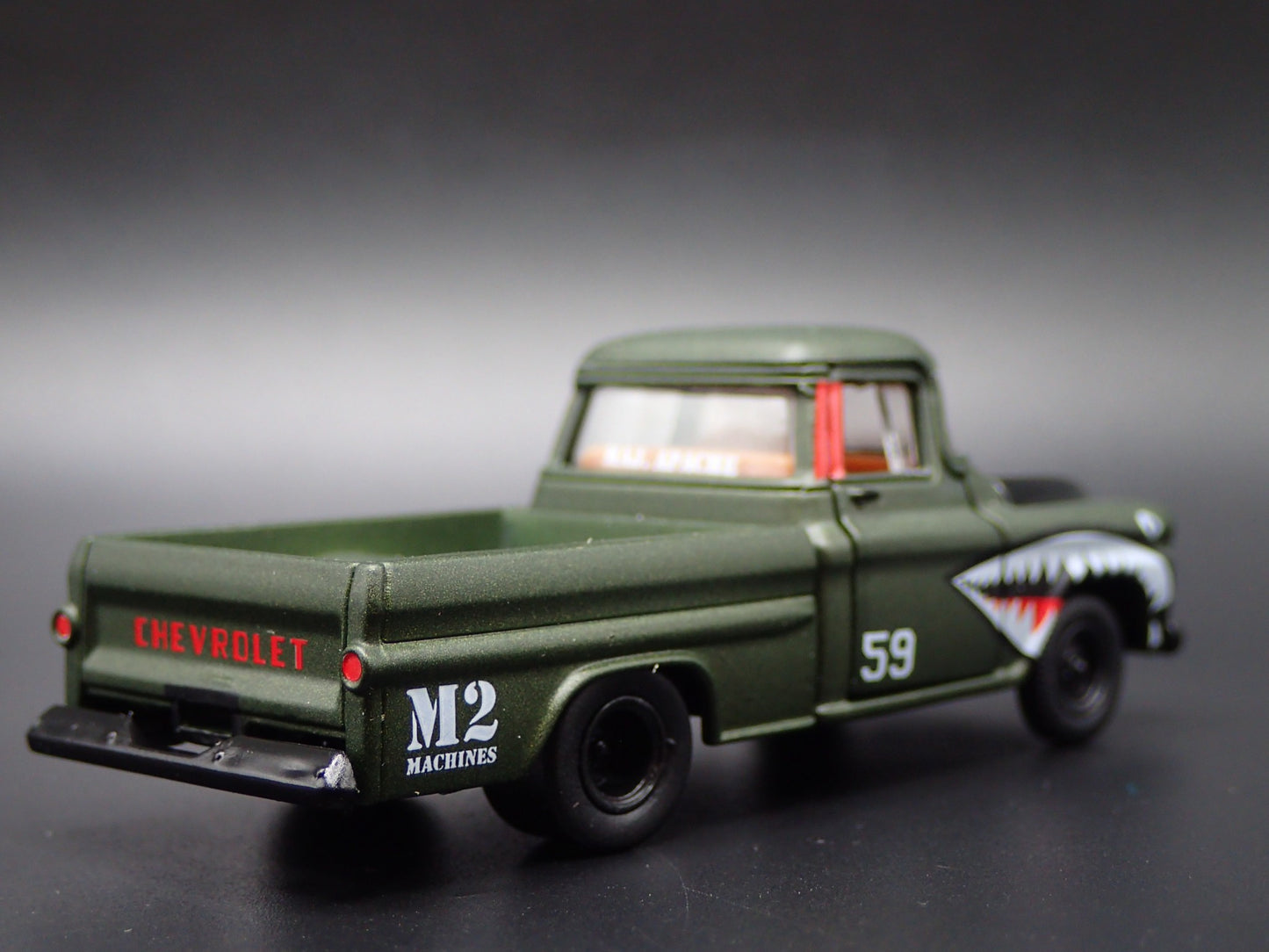 1959 59 CHEVY CHEVROLET APACHE FLEETLINE TRUCK 1:64 SCALE DIECAST MODEL CAR