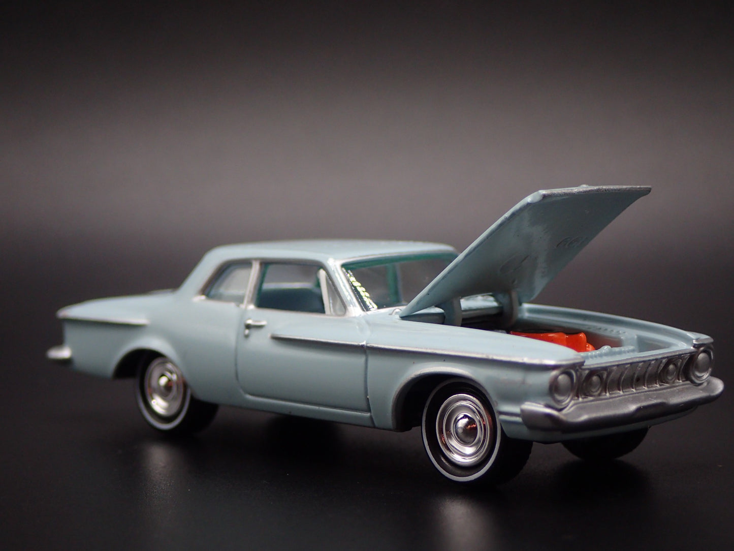 1962 62 PLYMOUTH SPORT FURY 1/64 SCALE COLLECTIBLE DIORAMA DIECAST MODEL CAR