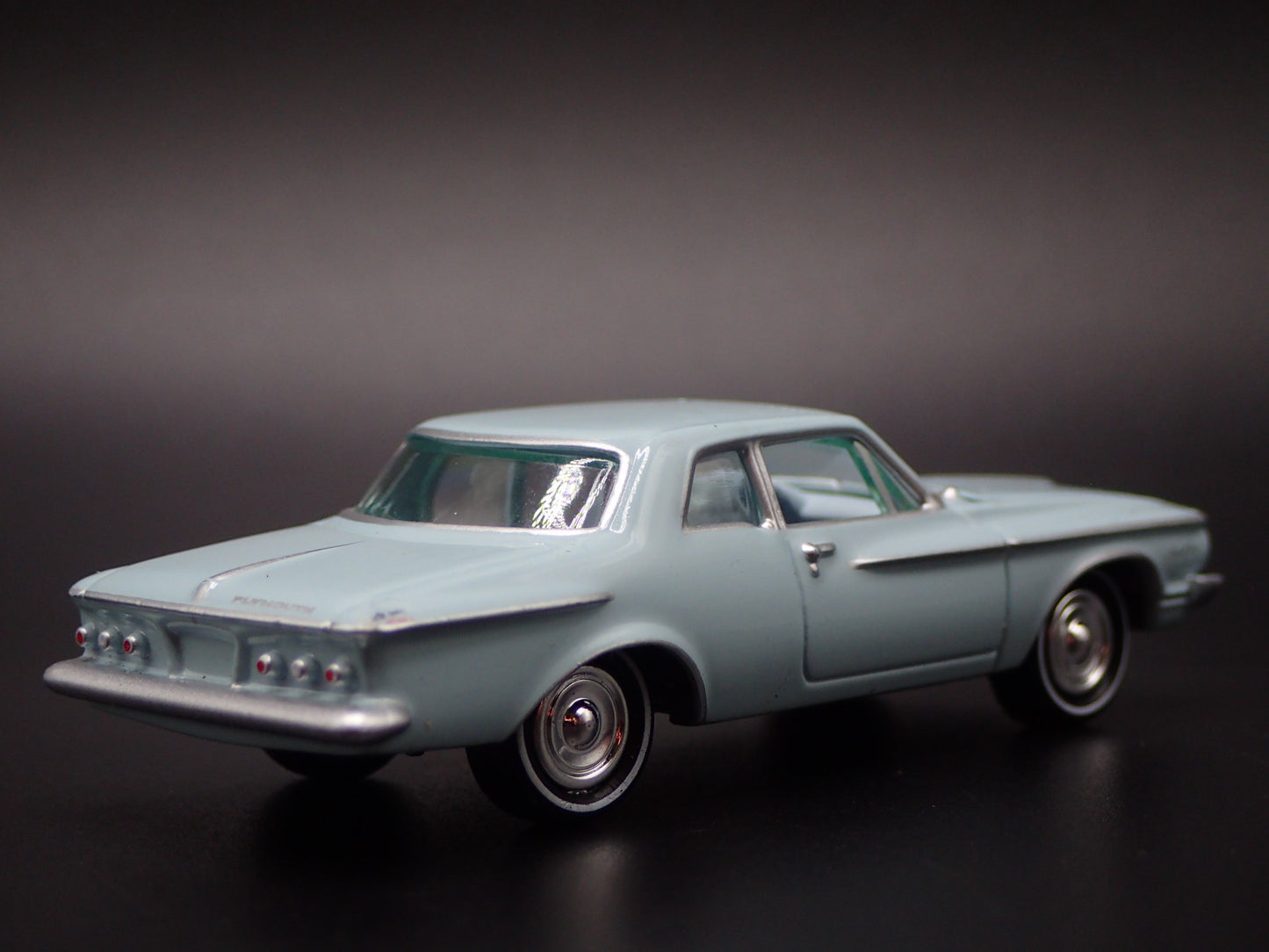 1962 62 PLYMOUTH SPORT FURY 1/64 SCALE COLLECTIBLE DIORAMA DIECAST MODEL CAR