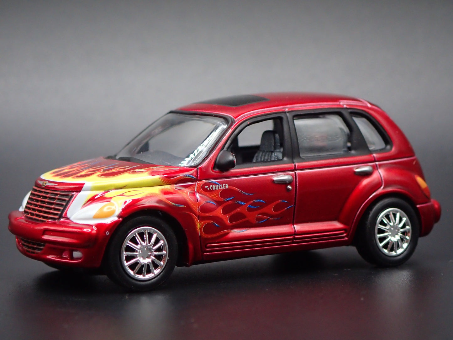 2001-2010 CHRYSLER PT CRUISER BURGUNDY 1/64 SCALE COLLECTIBLE DIECAST MODEL CAR