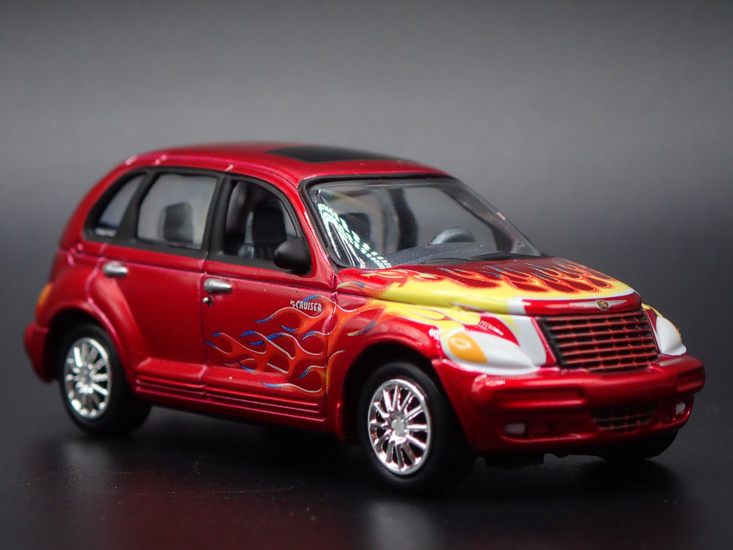 2001-2010 CHRYSLER PT CRUISER BURGUNDY 1/64 SCALE COLLECTIBLE DIECAST MODEL CAR