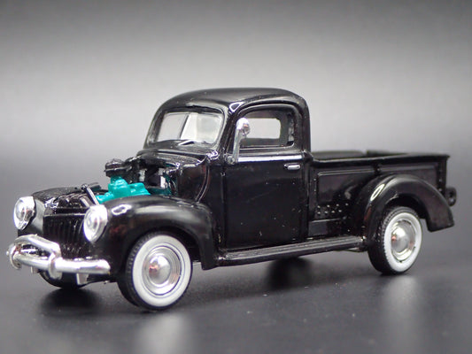 1940 40 FORD PICKUP TRUCK BLACK 1:64 SCALE COLLECTIBLE DIORAMA DIECAST MODEL CAR