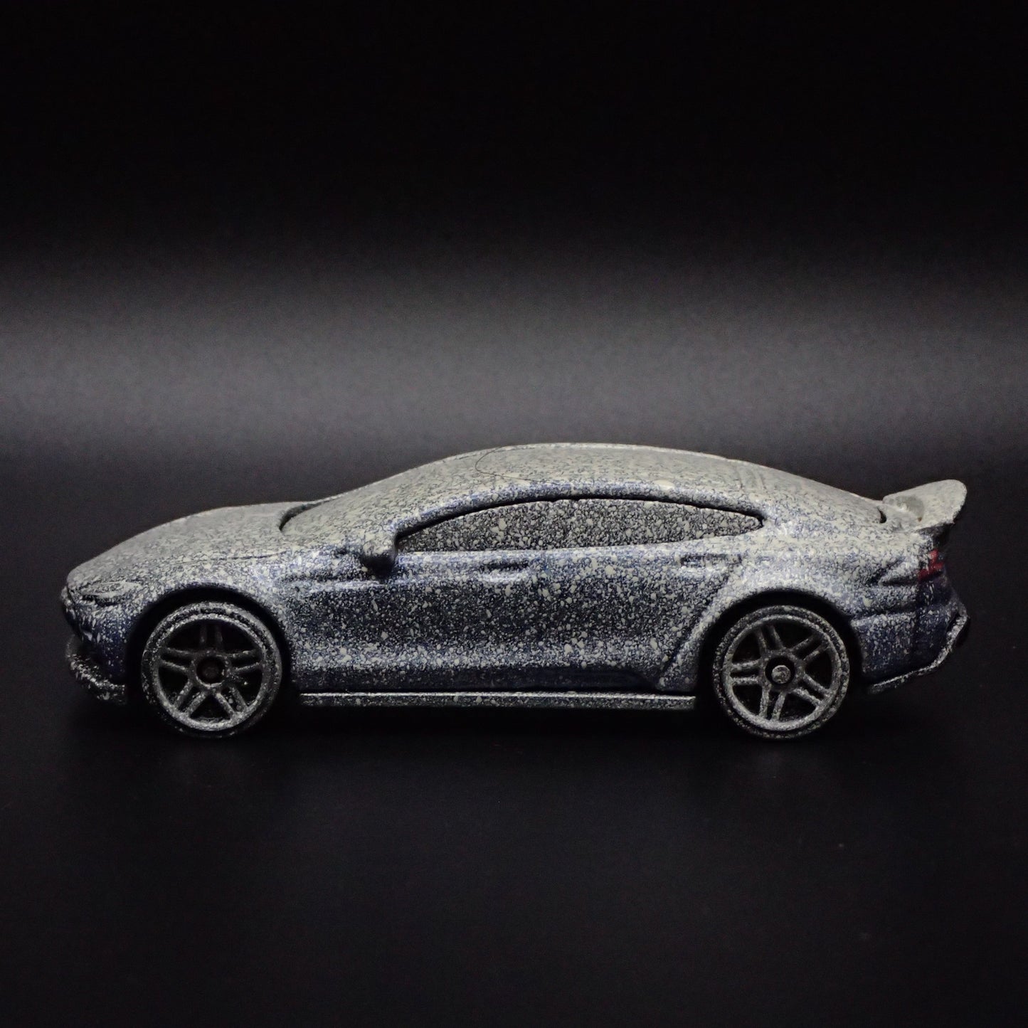 2012-2016 TESLA MODEL S ABANDONED BLUE 1/64 SCALE DIORAMA DIECAST MODEL CAR