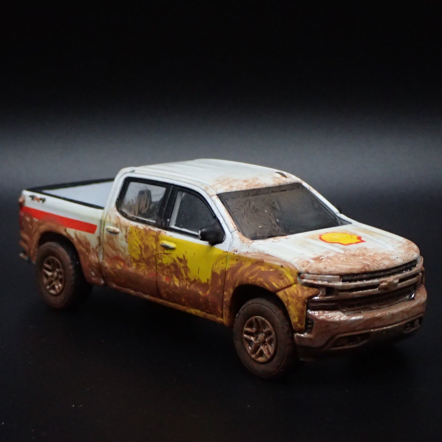 2019 CHEVY CHEVROLET SILVERADO SHELL PICKUP TRUCK W HITCH 1:64 DIECAST MODEL CAR