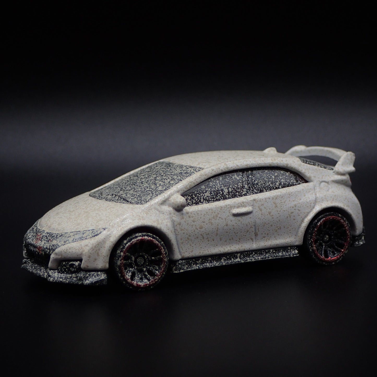 2011-2016 HONDA CIVIC TYPE R OFF ROAD RACED 1:64 SCALE DIORAMA DIECAST MODEL CAR
