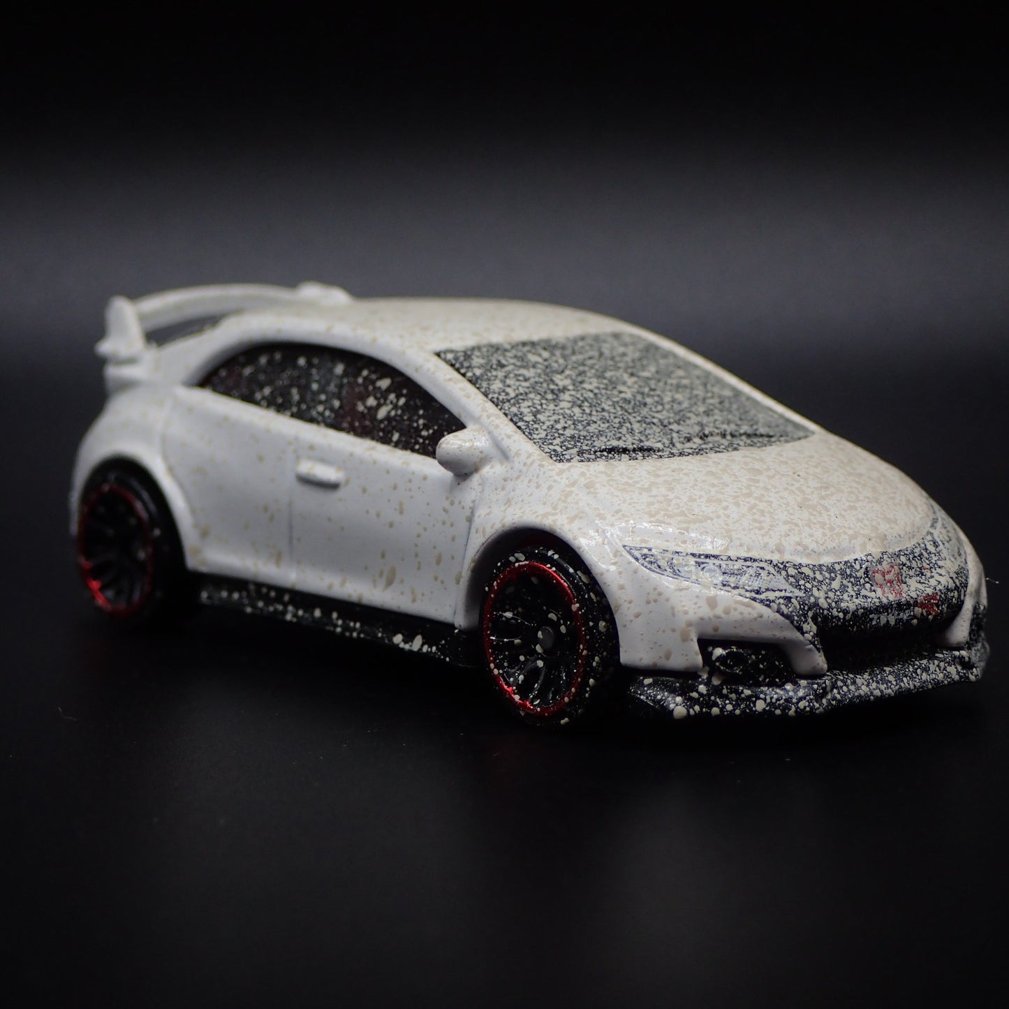 2011-2016 HONDA CIVIC TYPE R OFF ROAD RACED 1:64 SCALE DIORAMA DIECAST MODEL CAR