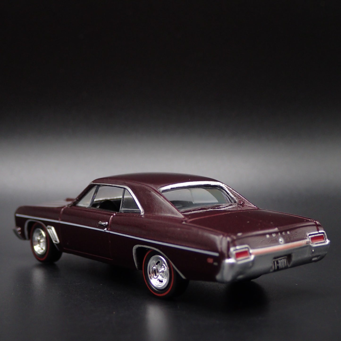 1967 67 BUICK GS 400 BURGUNDY 1:64 SCALE COLLECTIBLE DIORAMA DIECAST MODEL CAR
