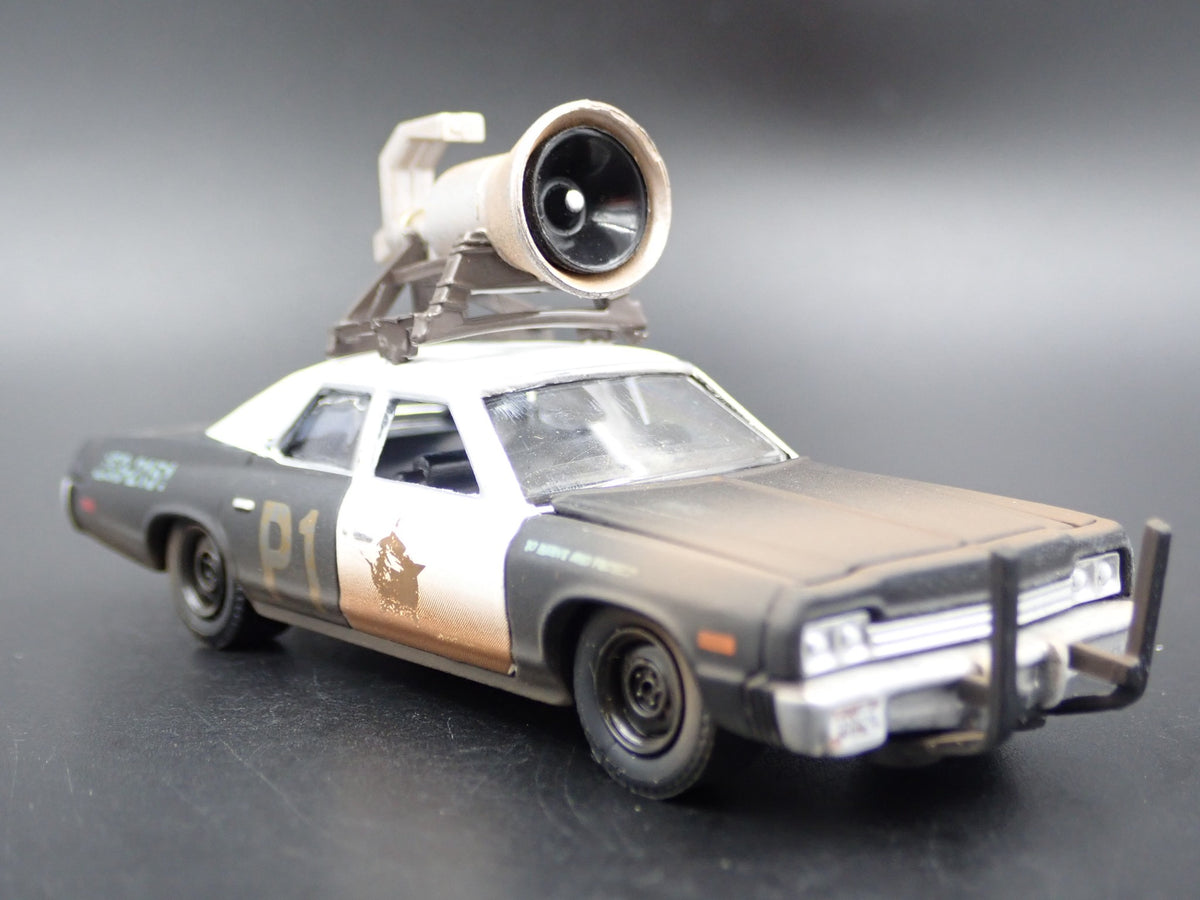 1974 DODGE MONACO BLUES BROTHERS BLUESMOBILE POLICE CAR 1/64 DIECAST MODEL CAR-Burning Rubber Toy Company