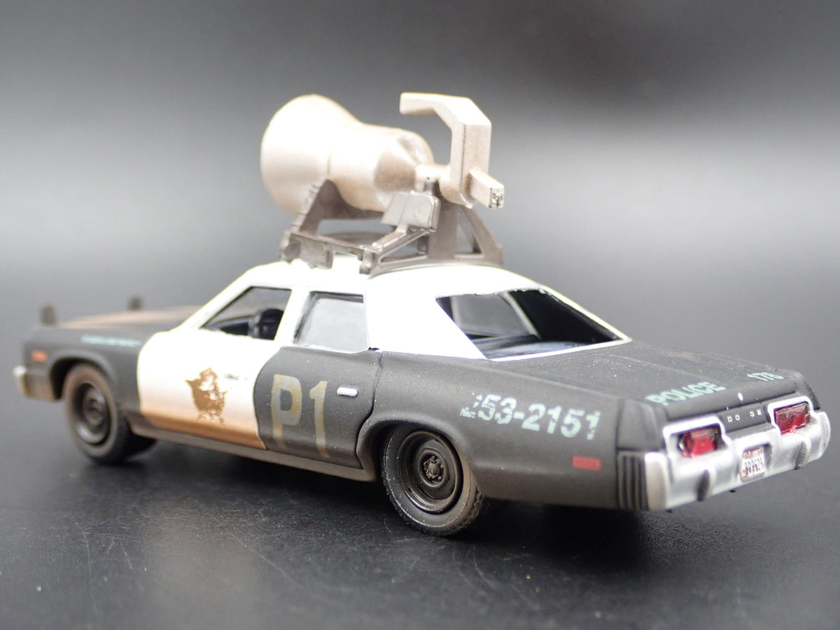 1974 DODGE MONACO BLUES BROTHERS BLUESMOBILE POLICE CAR 1/64 DIECAST MODEL CAR-Burning Rubber Toy Company