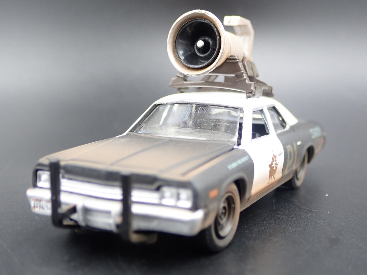 1974 DODGE MONACO BLUES BROTHERS BLUESMOBILE POLICE CAR 1/64 DIECAST MODEL CAR-Burning Rubber Toy Company