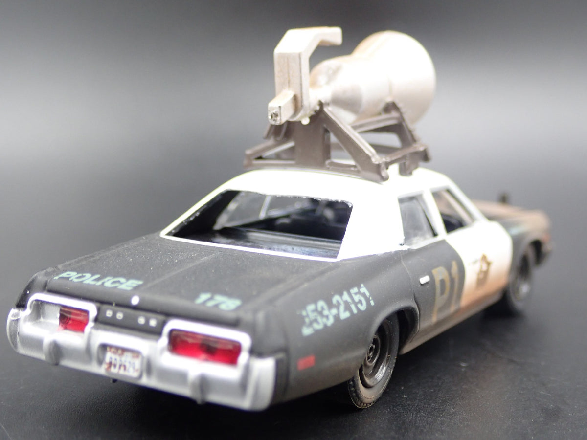 1974 DODGE MONACO BLUES BROTHERS BLUESMOBILE POLICE CAR 1/64 DIECAST MODEL CAR-Burning Rubber Toy Company