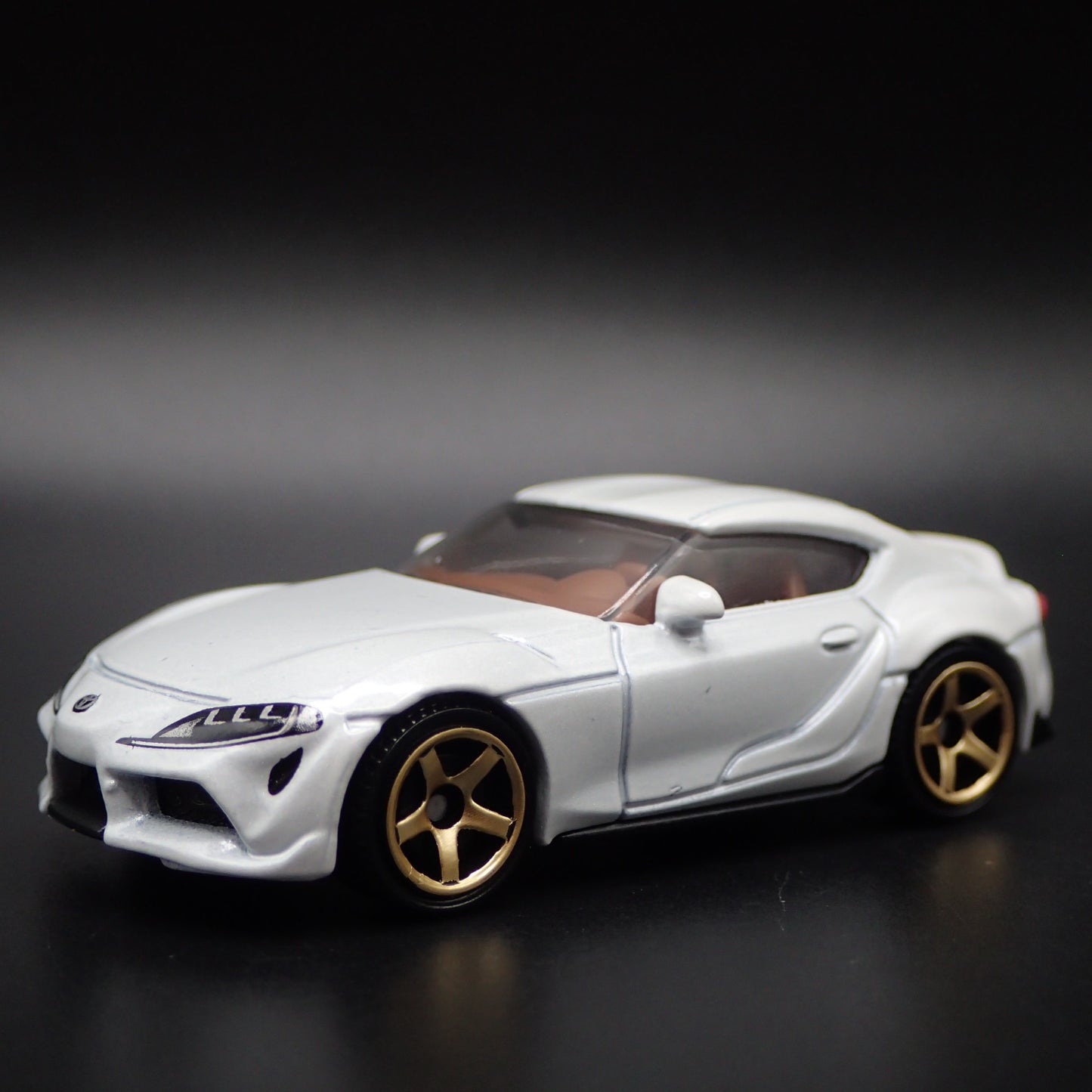 2019-2025 TOYOTA GR SUPRA WHITE 1/64 SCALE COLLECTIBLE DIORAMA DIECAST MODEL CAR