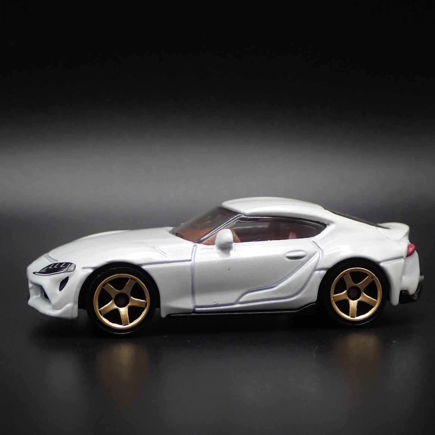2019-2025 TOYOTA GR SUPRA WHITE 1/64 SCALE COLLECTIBLE DIORAMA DIECAST MODEL CAR