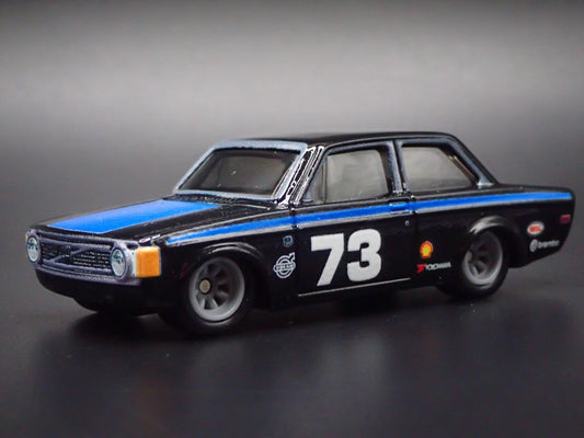 1973 73 VOLVO 142 GL 2 TWO DOOR BLACK RARE 1:64 SCALE DIORAMA DIECAST MODEL CAR