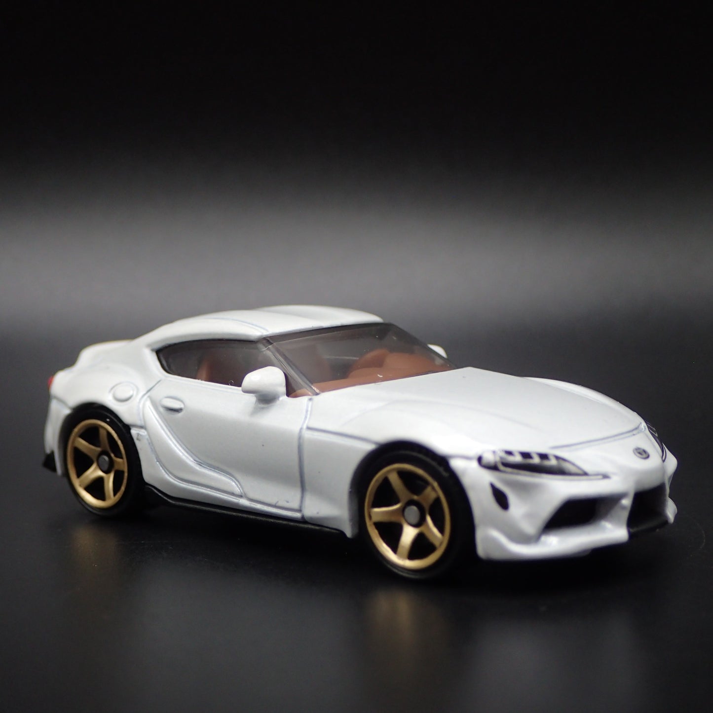 2019-2025 TOYOTA GR SUPRA WHITE 1/64 SCALE COLLECTIBLE DIORAMA DIECAST MODEL CAR