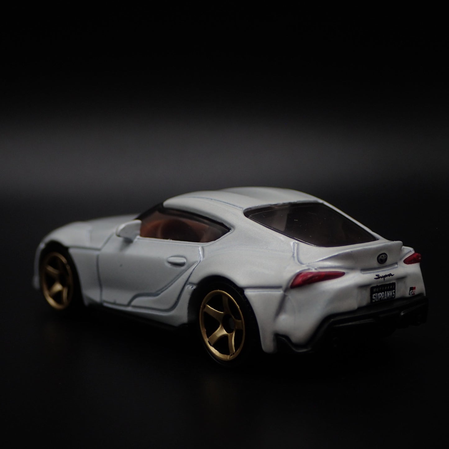 2019-2025 TOYOTA GR SUPRA WHITE 1/64 SCALE COLLECTIBLE DIORAMA DIECAST MODEL CAR