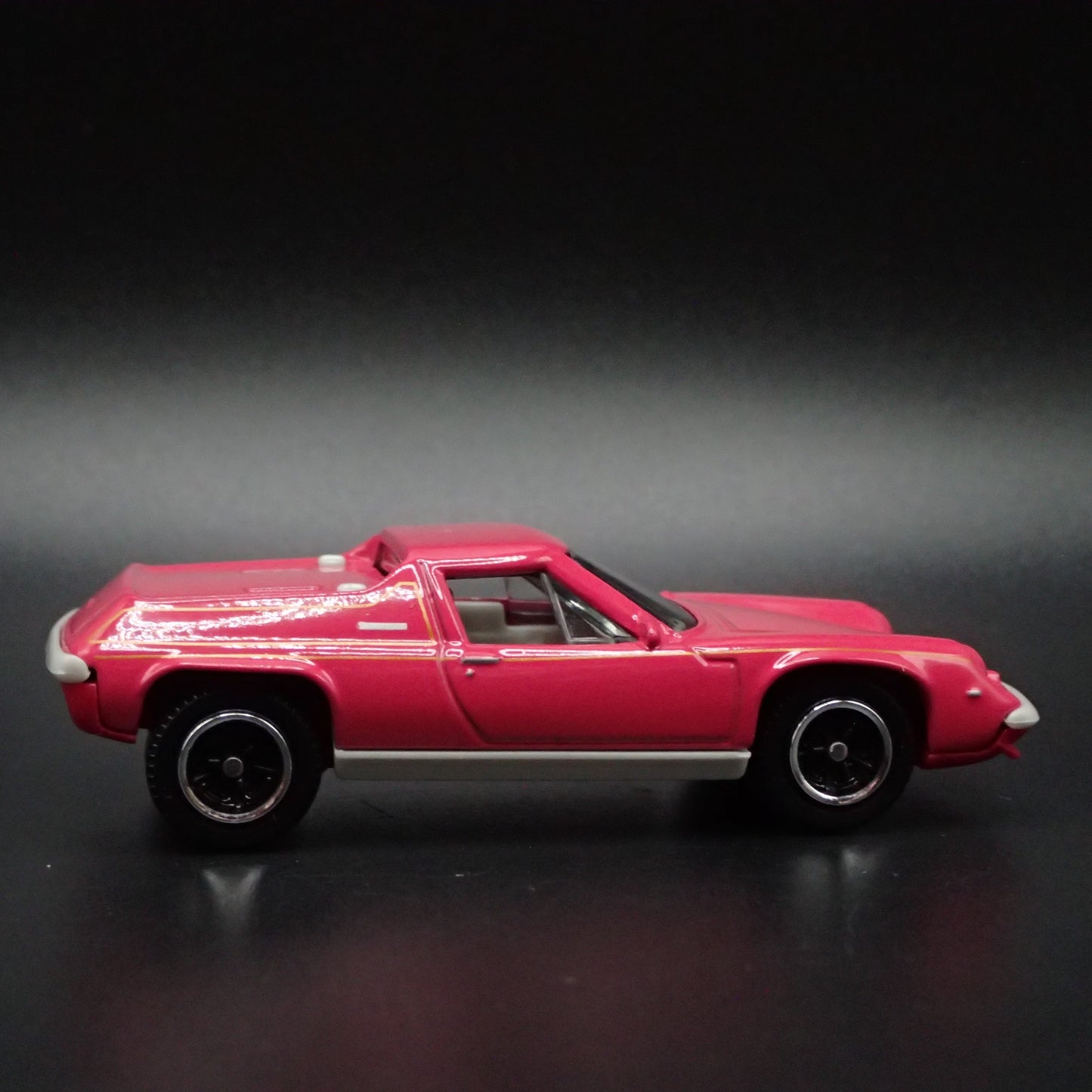1966-1975 LOTUS EUROPA PINK 1/64 SCALE COLLECTIBLE DIORAMA DIECAST MODEL CAR