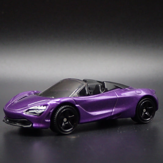 2018-2023 MCLAREN 720S SPIDER SUPER CAR 1:64 SCALE DIORAMA DIECAST MODEL CAR