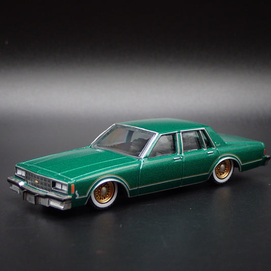1985 85 CHEVY CHEVROLET IMPALA LOWRIDER 4 FOUR DOOR 1/64 SCALE DIECAST MODEL CAR
